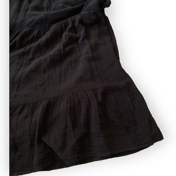 Anine Bing Agnes‎ Black Tie Shoulders Maxi Dress, Size L - Picture 10 of 13